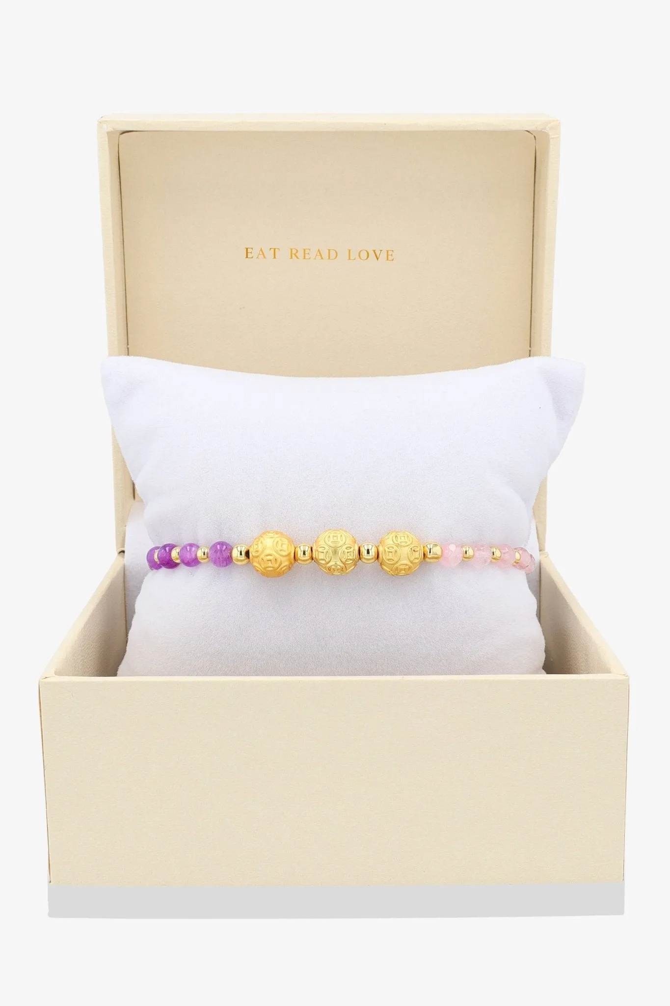 11:11 Limited Edition Multiple Love Feng Shiu 18K Gold Vermeil Lucky Coin Charm Bracelet