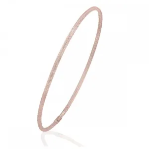 9ct Rose Gold Pattern Bangle