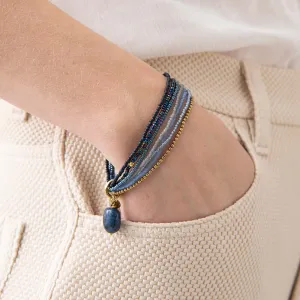 A Beautiful Story - Nirmala Lapis Lazuli Gold Bracelet