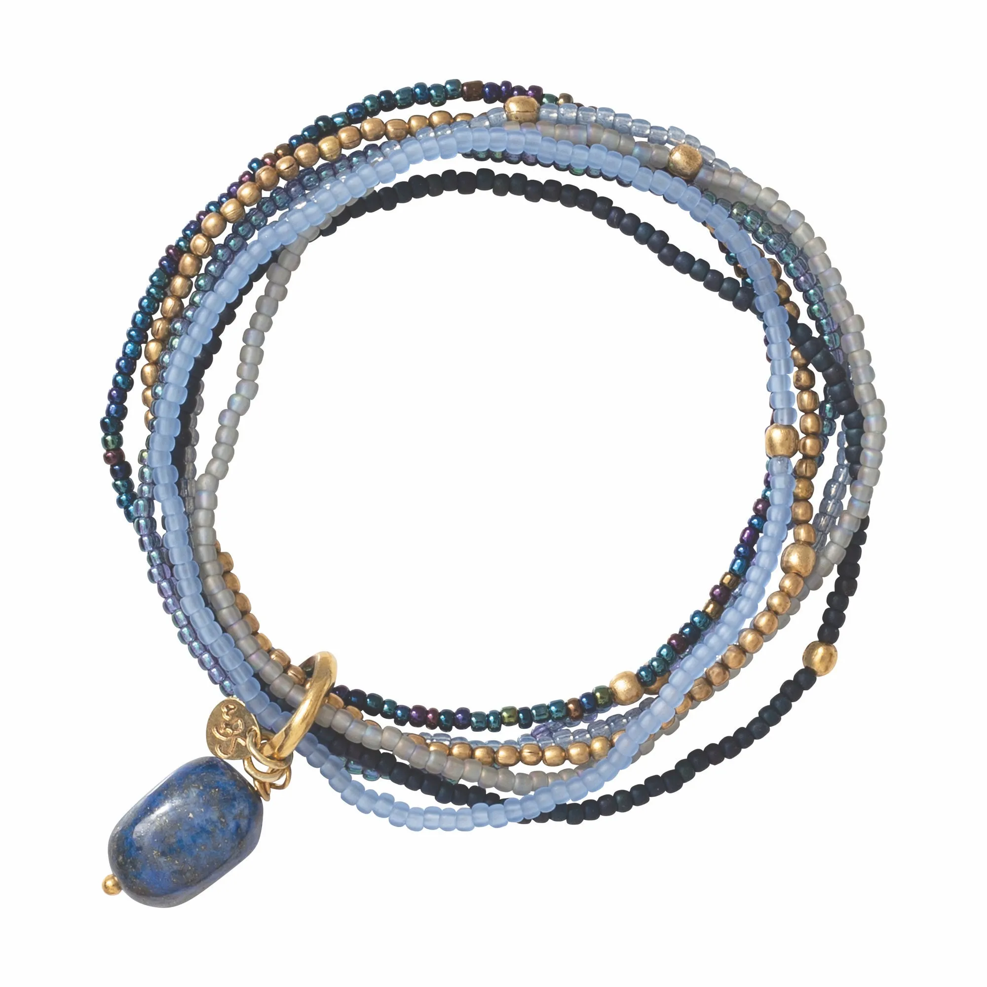 A Beautiful Story - Nirmala Lapis Lazuli Gold Bracelet