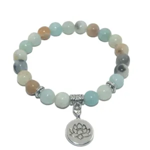 Amethysts  Tiger Eye Turquoises Bracelet For Women