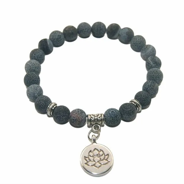 Amethysts  Tiger Eye Turquoises Bracelet For Women