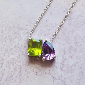 Arizona Gemstone Duo Necklace