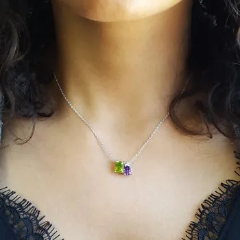 Arizona Gemstone Duo Necklace