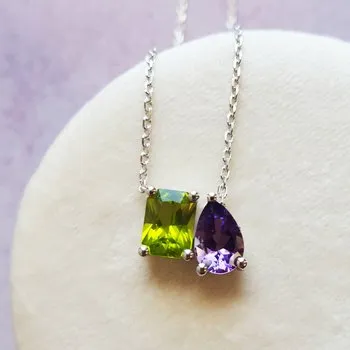 Arizona Gemstone Duo Necklace