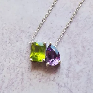 Arizona Gemstone Duo Necklace