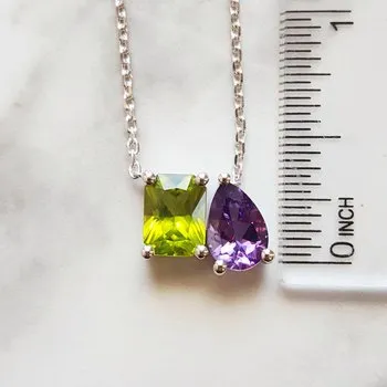 Arizona Gemstone Duo Necklace
