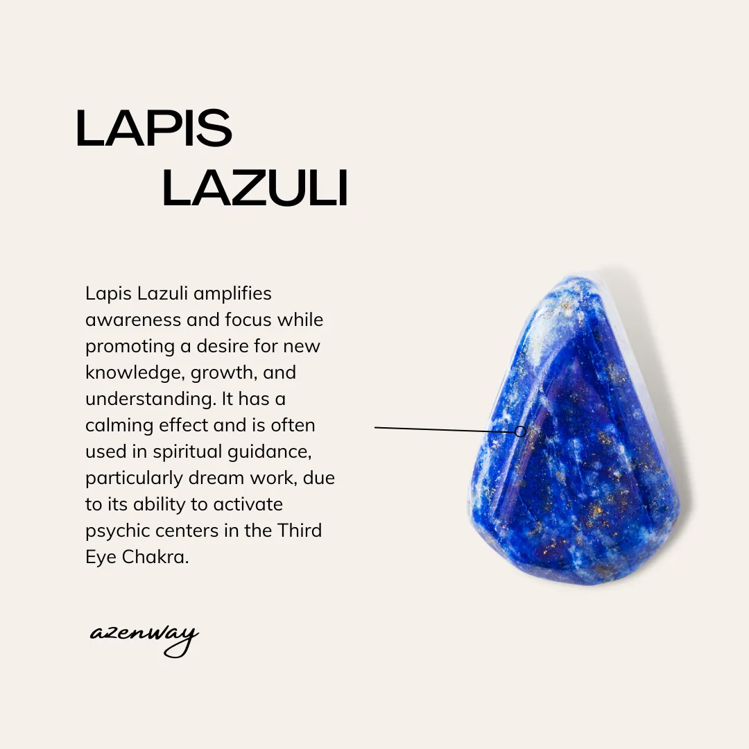 Brilliant Blue Lapis Lazuli Healing Crystal Energy Bracelet with Natural 4mm Gemstones and Hypoallergenic 14k Gold Filled Bead