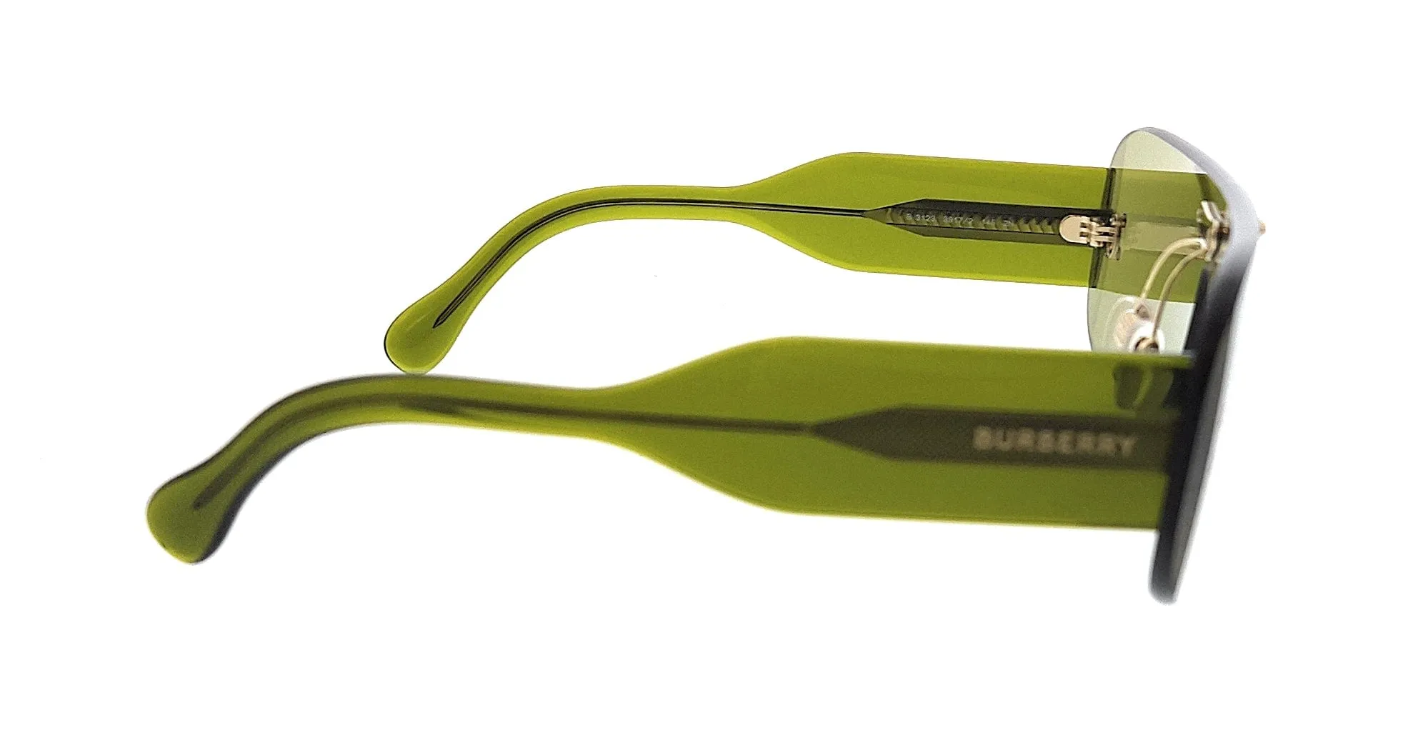 Burberry  0BE3123 3917/2 Green Rectangular Sunglasses