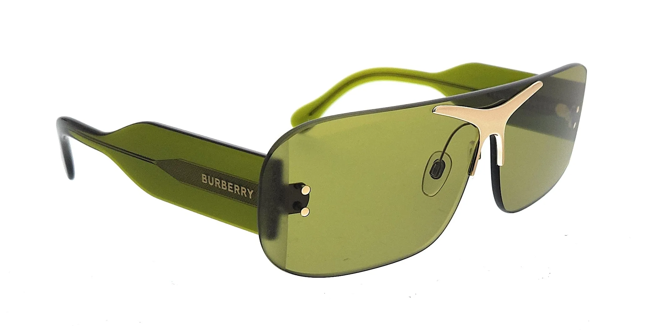 Burberry  0BE3123 3917/2 Green Rectangular Sunglasses