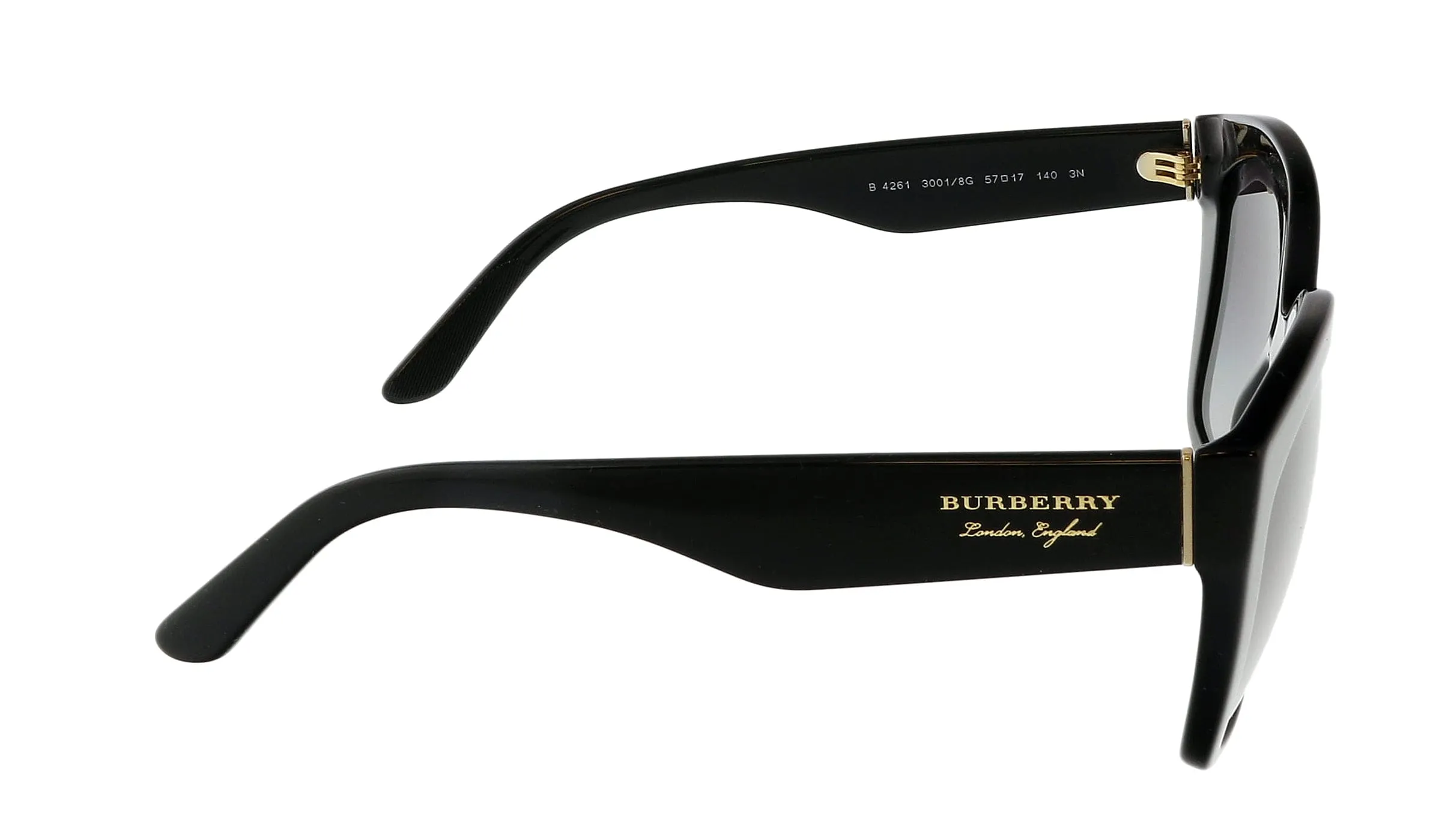 Burberry 0BE4261 30018G Cateye Full Rim Black Sunglasses