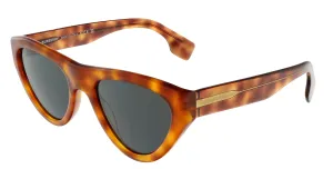 Burberry 0BE4285 379571 Cateye Full Rim Tranwsparent Green Sunglasses