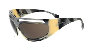 Burberry  0BE4342 393773 Brown / Beige Horn Cateye Sunglasses