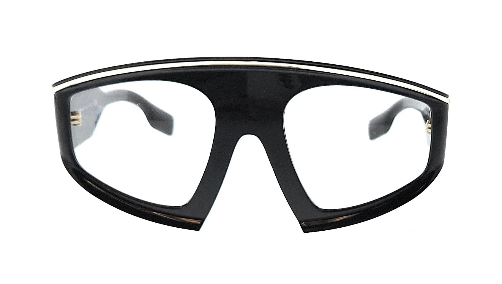Burberry  0BE4353 30011W Brooke Black Shield Sunglasses