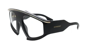 Burberry  0BE4353 30011W Brooke Black Shield Sunglasses