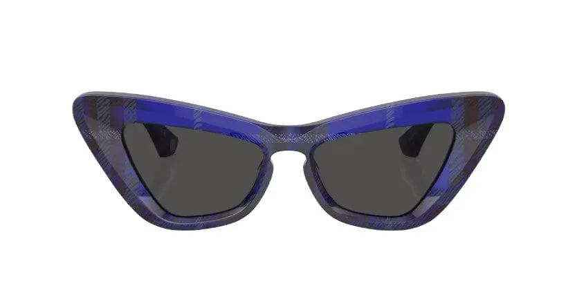 Burberry 0BE4421U 411487 Check Blue Cateye Sunglasses