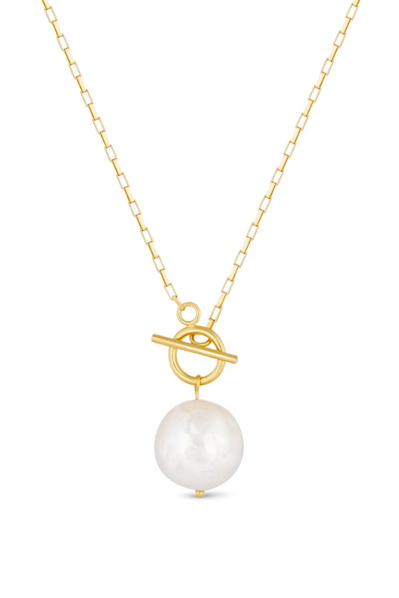 CHANTRA PEARL CHAIN NECKLACE