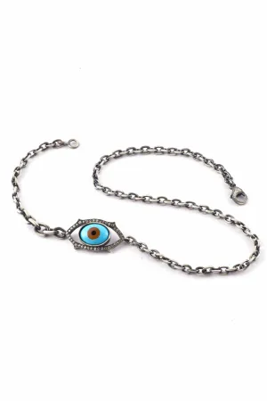 Double Wrap Evil Eye Bracelet