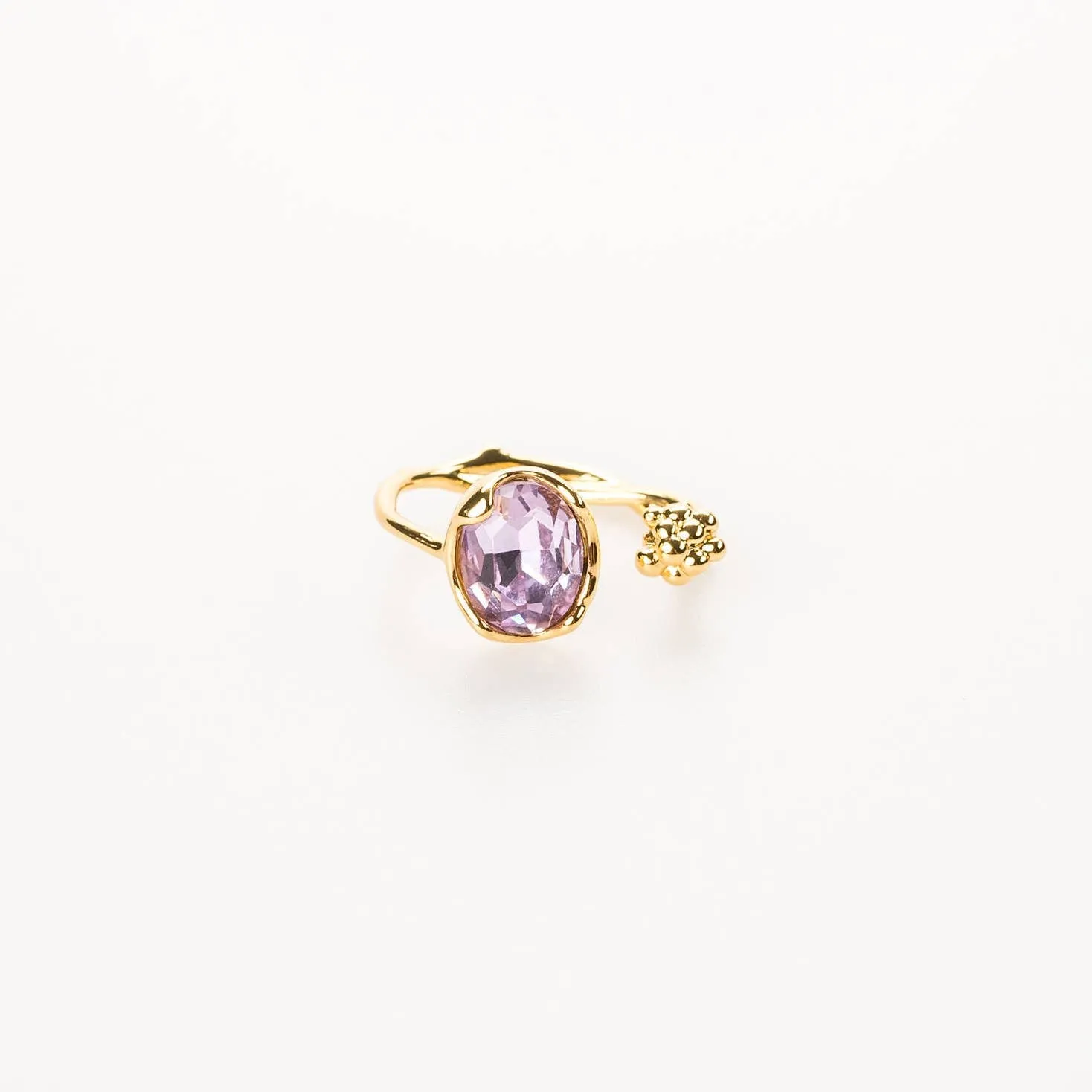 Emma Crystal Adjustable Birthstone Ring