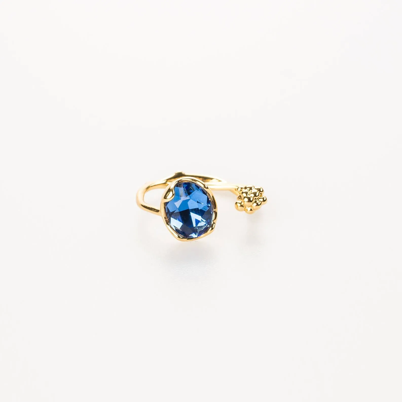 Emma Crystal Adjustable Birthstone Ring