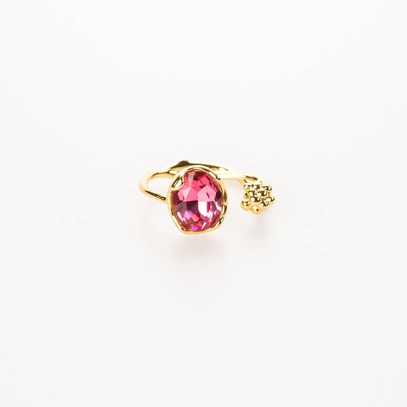 Emma Crystal Adjustable Birthstone Ring