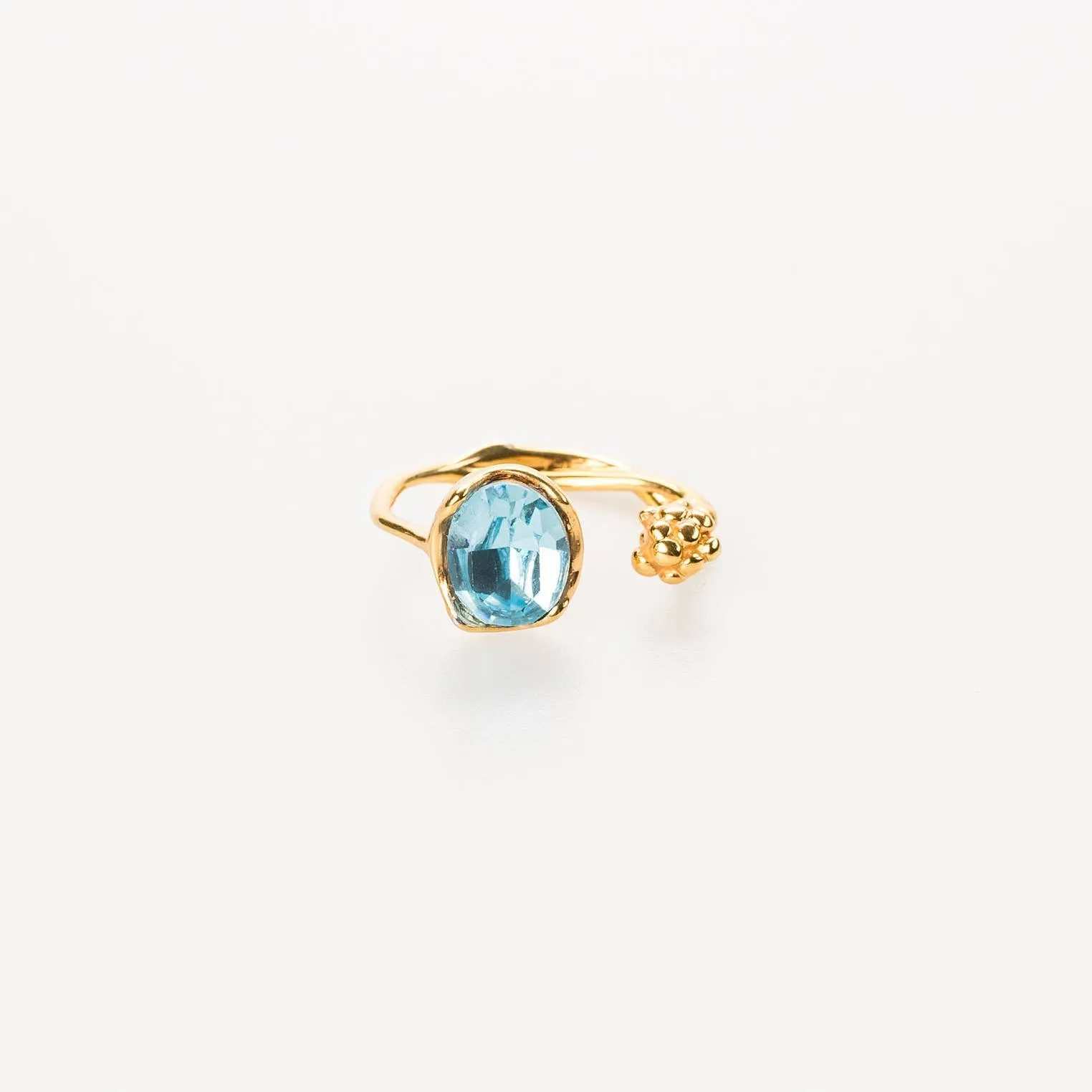 Emma Crystal Adjustable Birthstone Ring