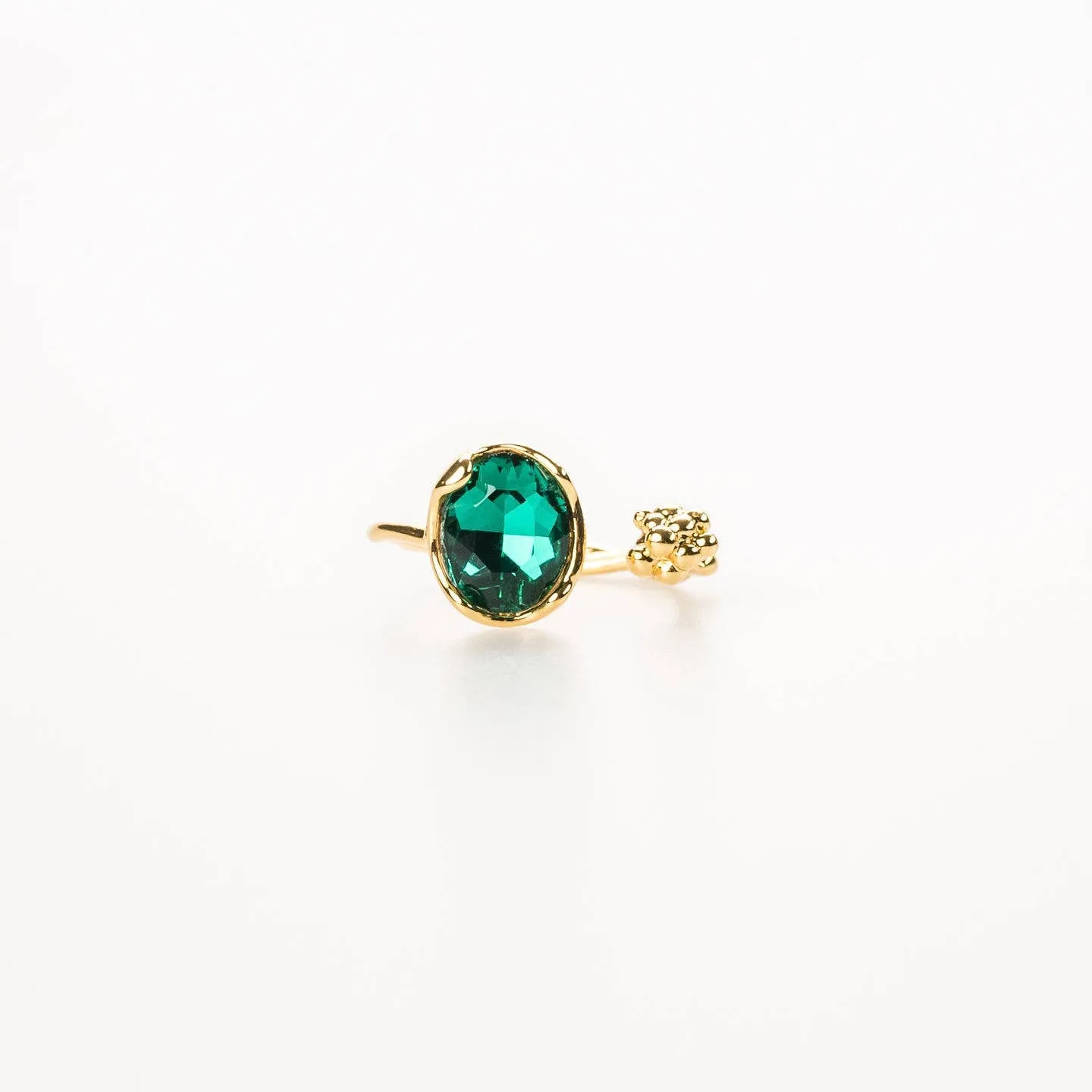 Emma Crystal Adjustable Birthstone Ring