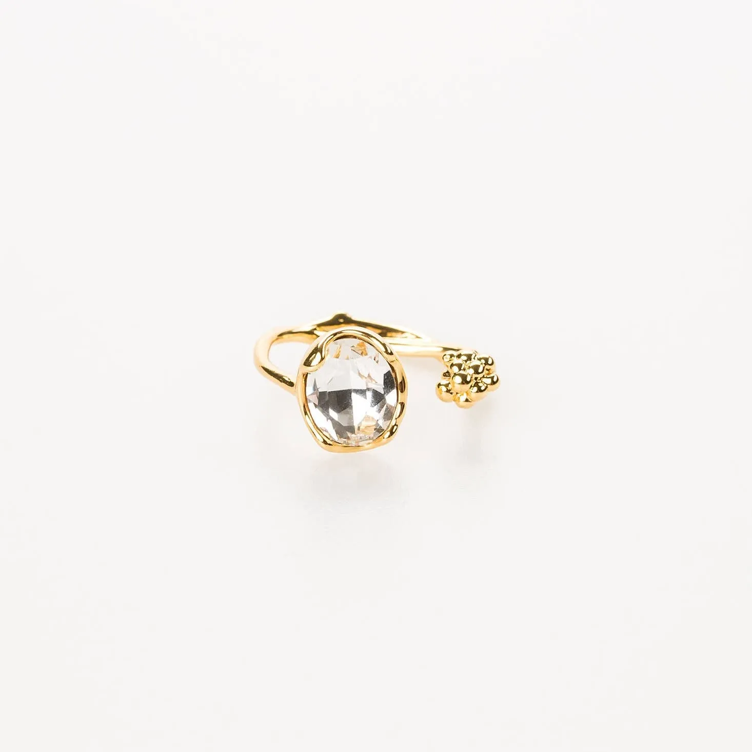 Emma Crystal Adjustable Birthstone Ring
