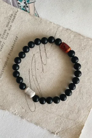 Flipside Bracelet | Matte Onyx   Ceramic