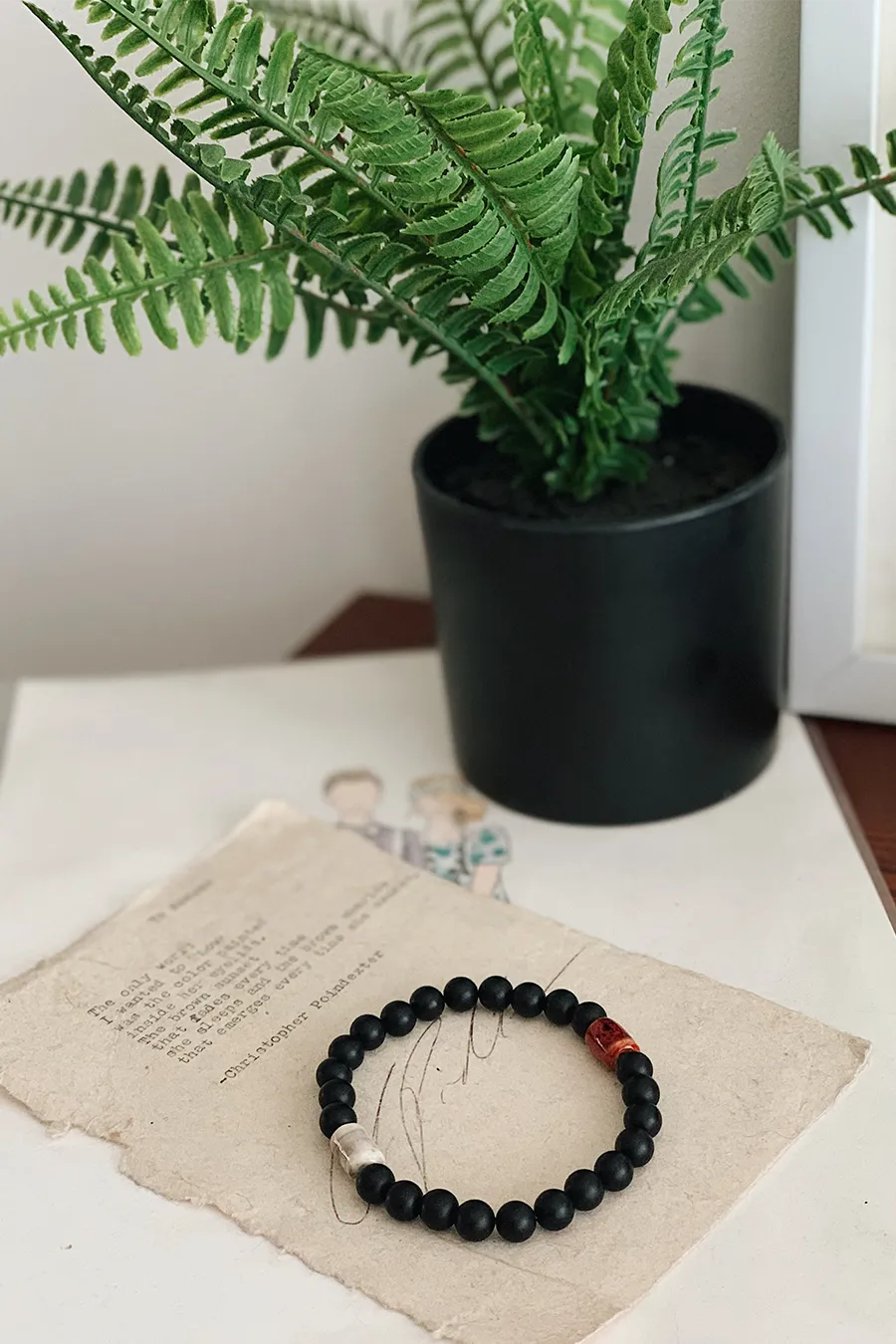Flipside Bracelet | Matte Onyx   Ceramic