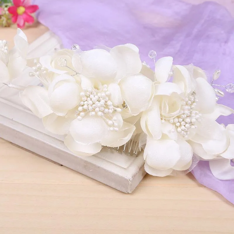 Flower Spray Hair Comb