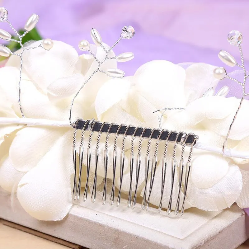 Flower Spray Hair Comb