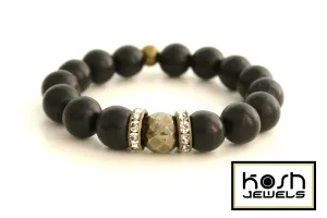 LAKARI BRONZE SIGNATURE BEADED BRACELET