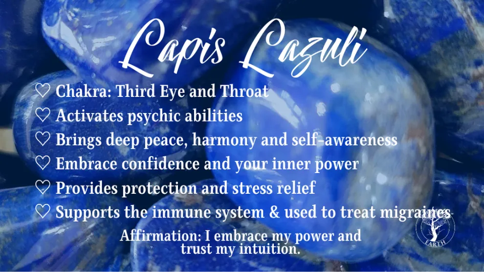 Lapis Lazuli Bracelet for Confidence, Intuition and Power