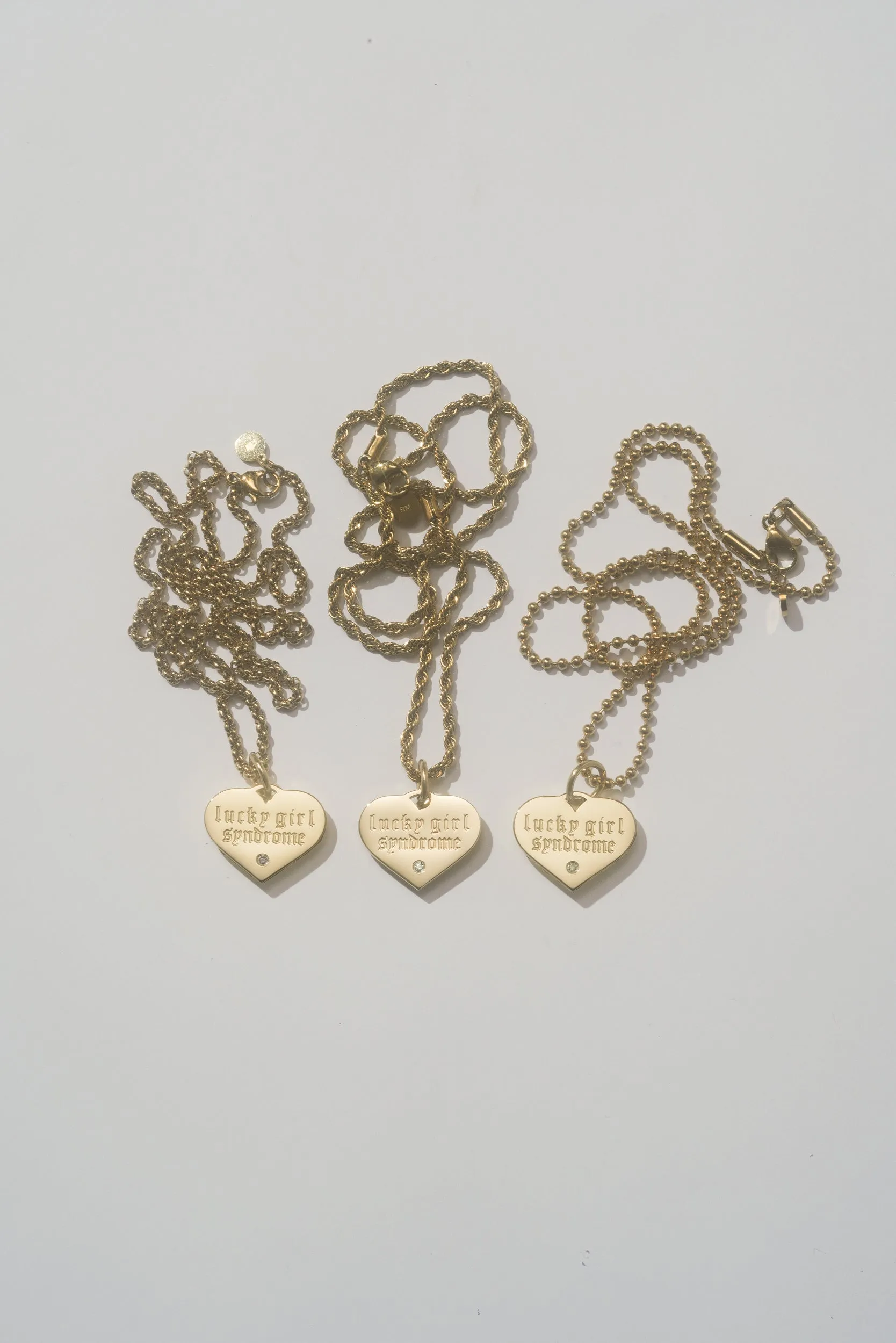 'Lucky Girl Syndrome' Pendant - (Single)