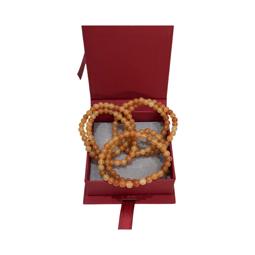 Natural Gemstone Bracelet Stack 10mm