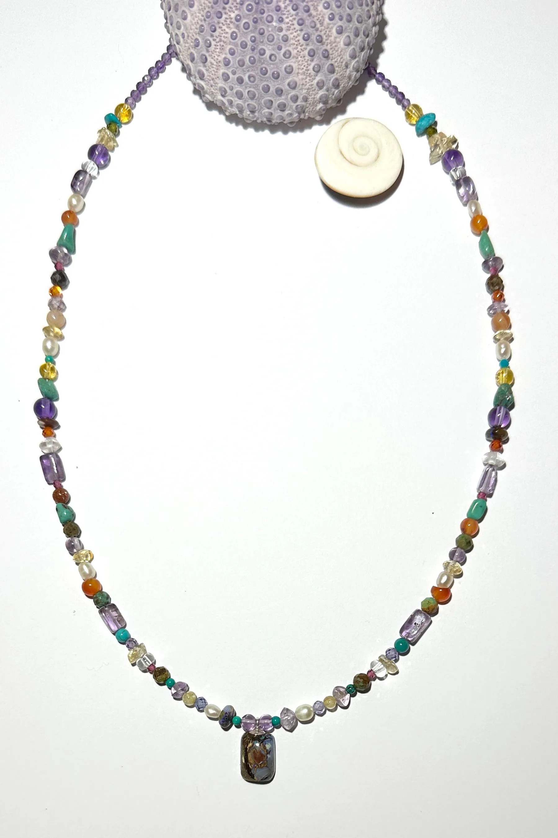 Necklace Australian Opal Gem Candy Ater
