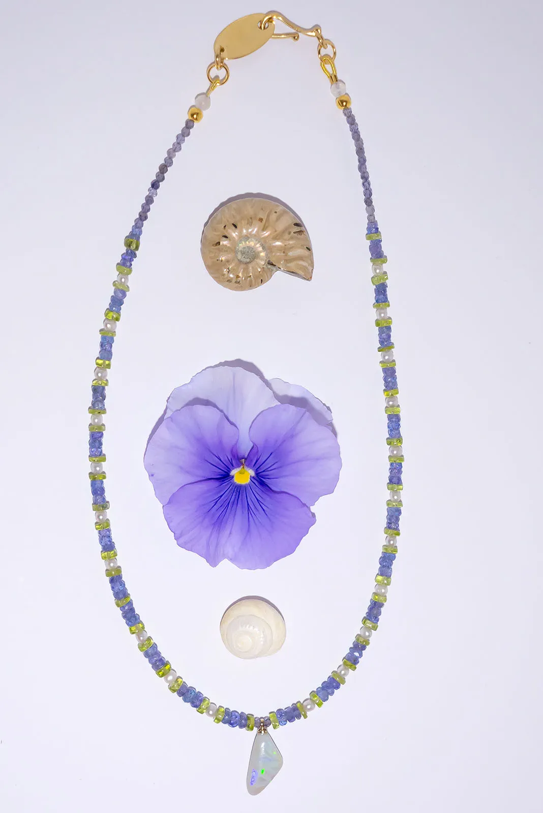 Necklace Gemstone Andromeda Periwinkle