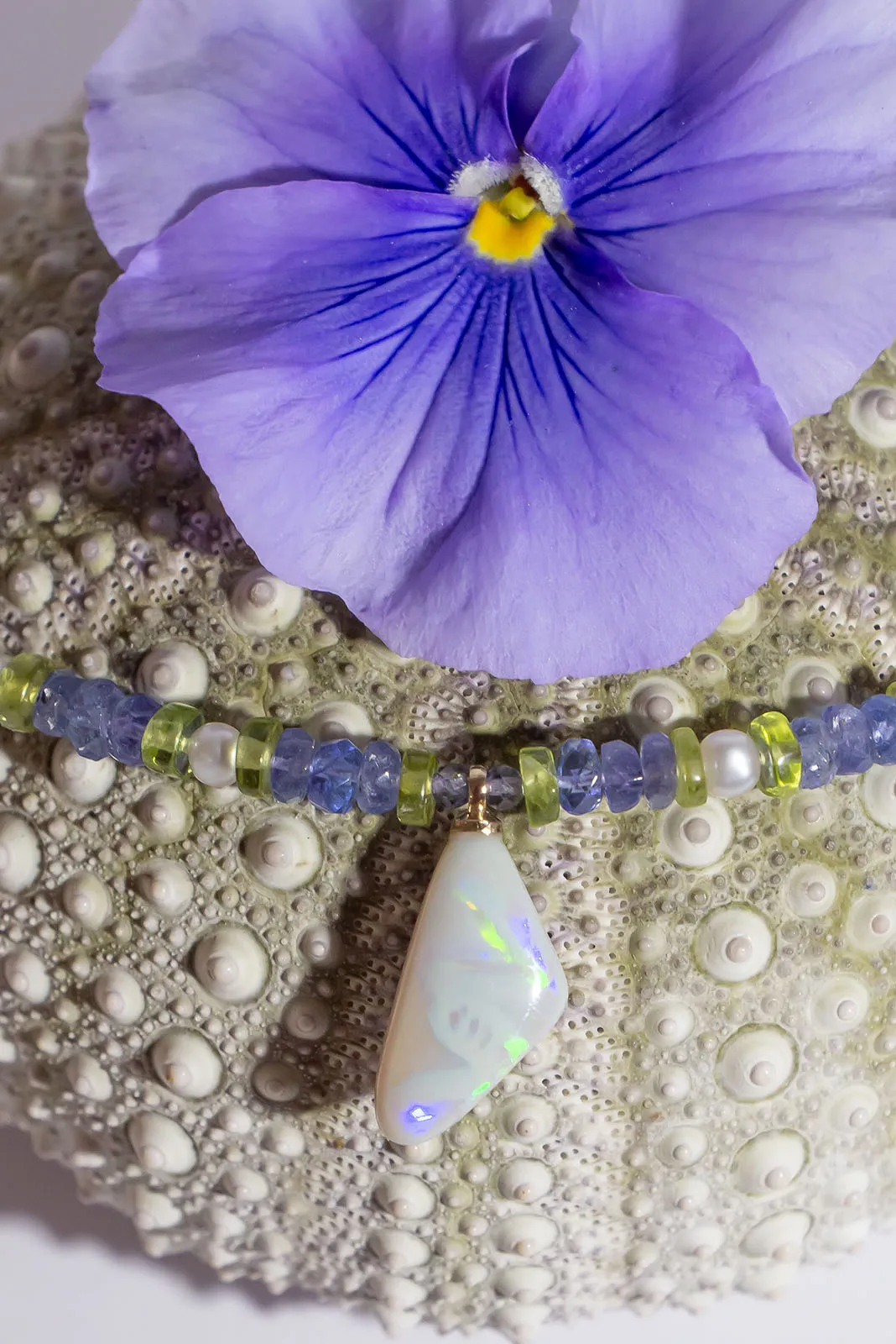 Necklace Gemstone Andromeda Periwinkle