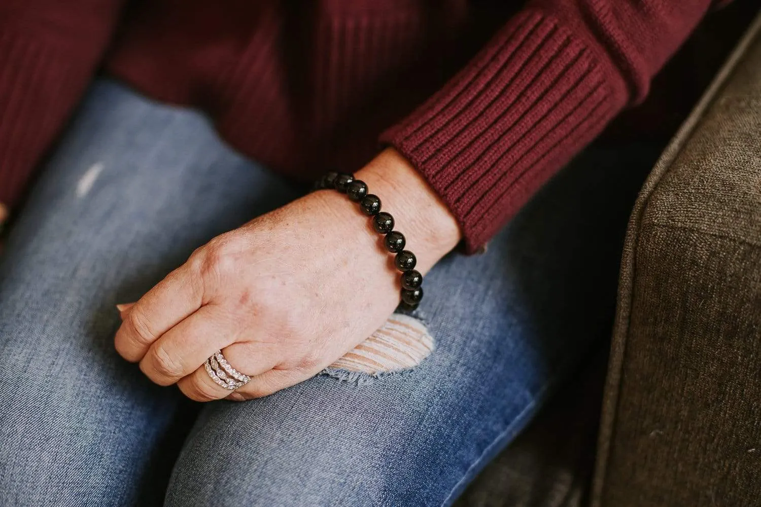 Onyx Confidence Wrist Mala