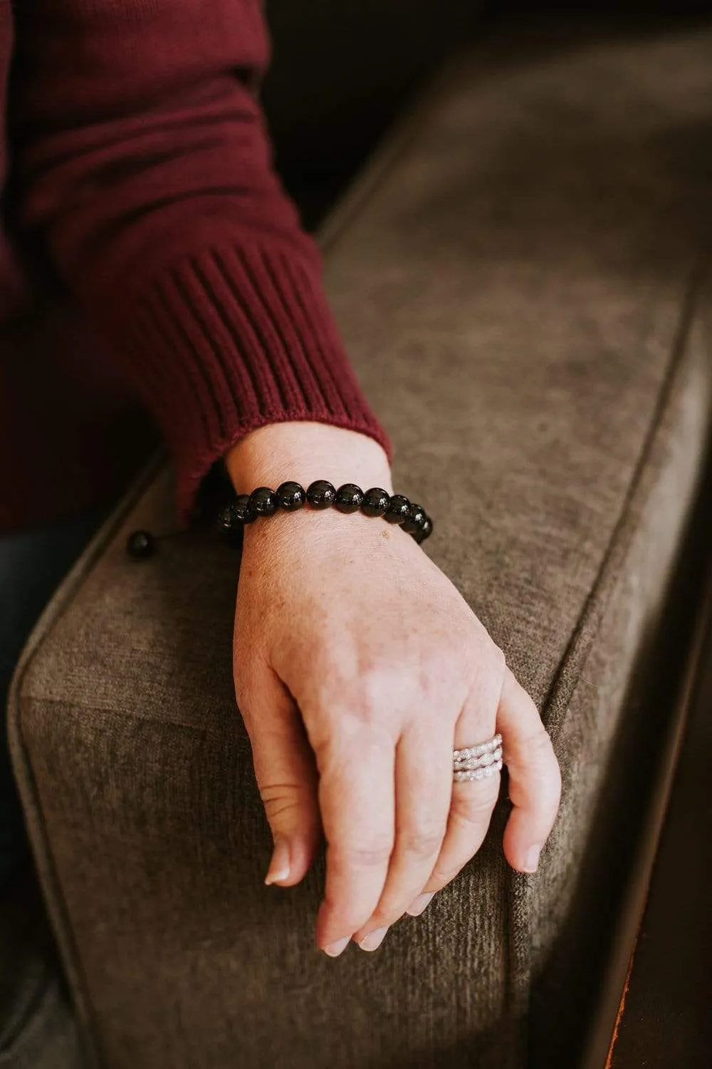 Onyx Confidence Wrist Mala