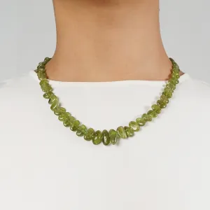 Peridot Graduated Flat Tumble