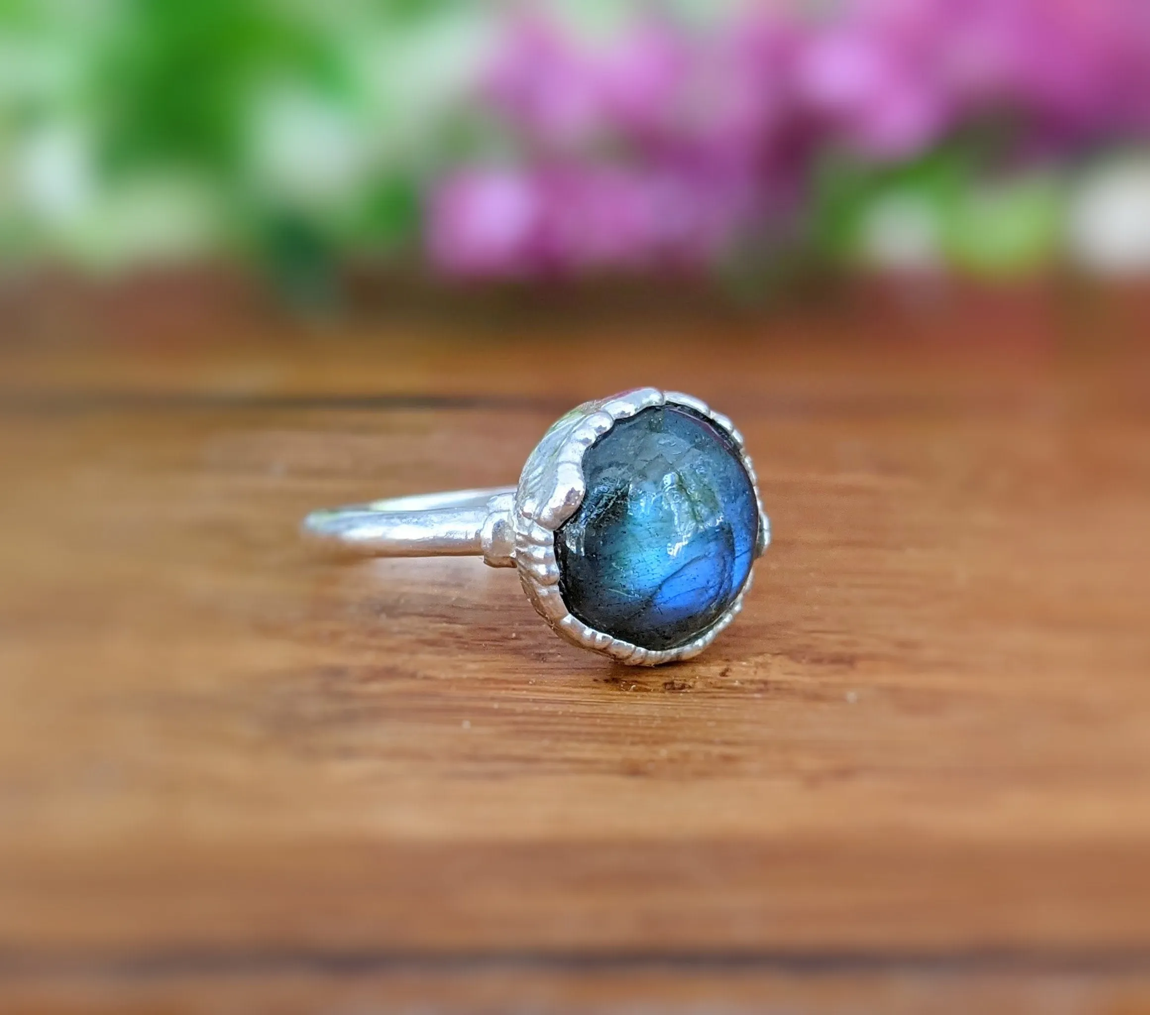 Sterling Silver Labradorite ring