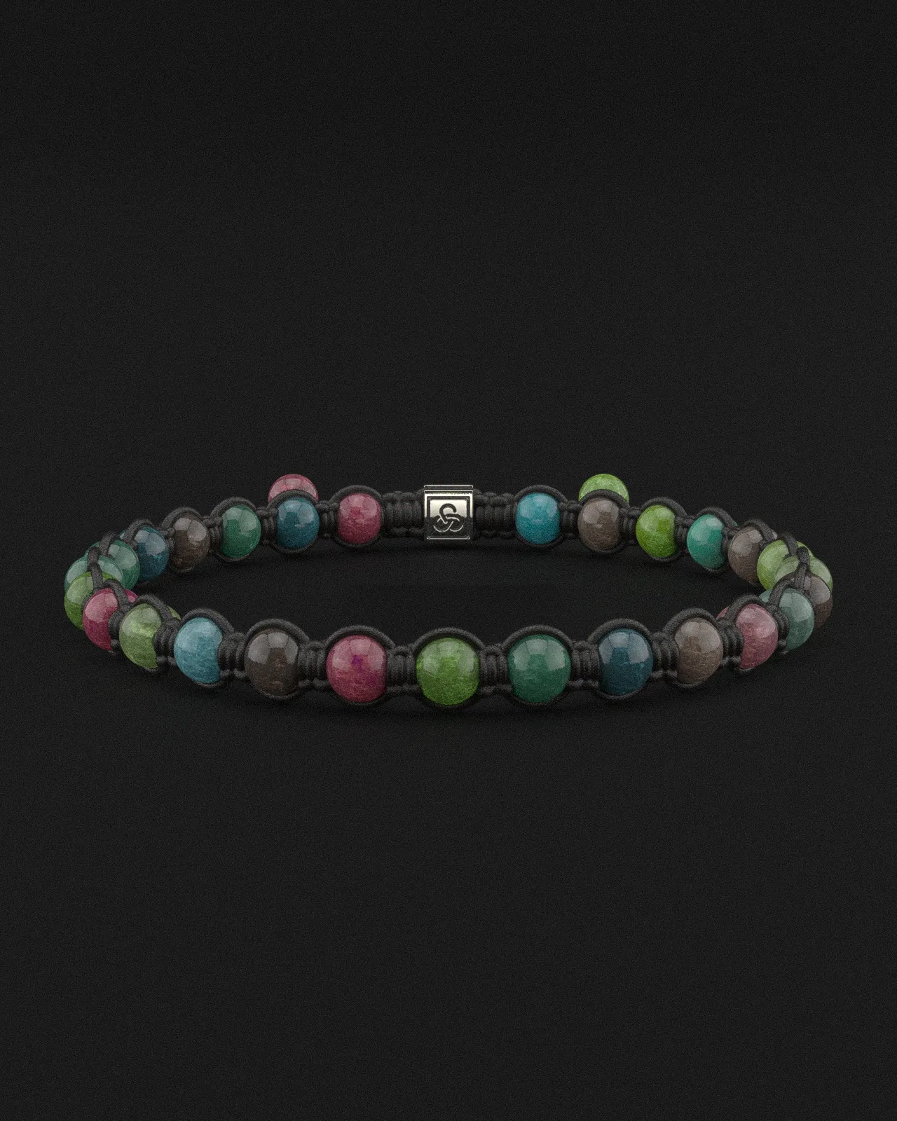 Tourmaline Bracelet 6mm | Knot
