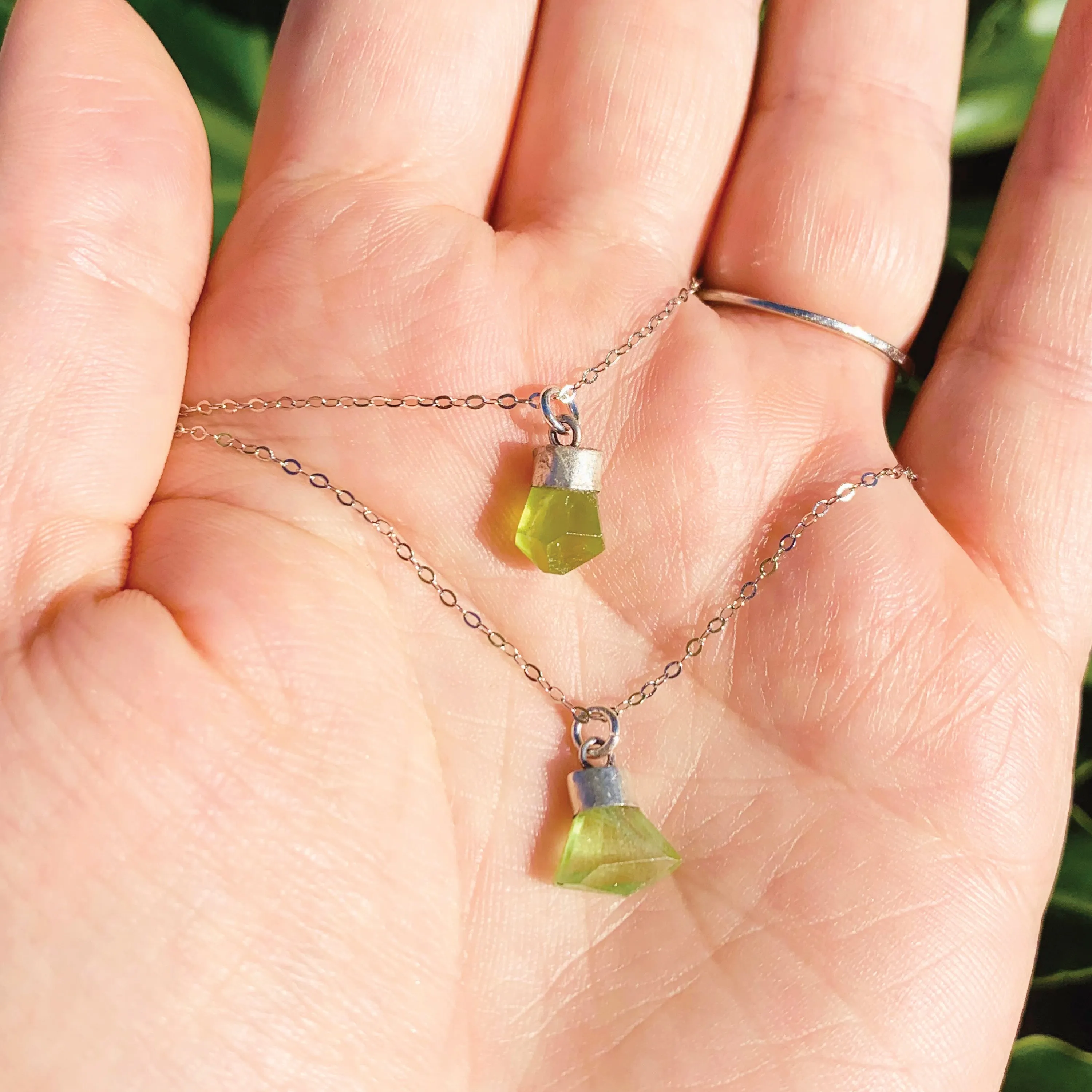 Vika, Peridot Necklace