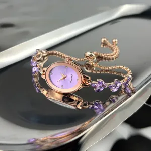 Women's Gemstone Quartz Bracelet Watch
